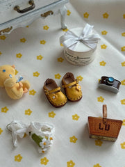 Yellow Cute Flower Blythe Mary Janes | ToastDoll