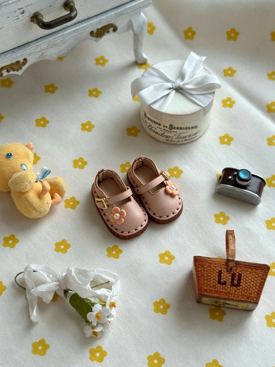 Pink Cute Flower Blythe Mary Janes | ToastDoll