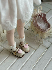 Pink Sweet Heart Blythe Mary Janes | ToastDoll