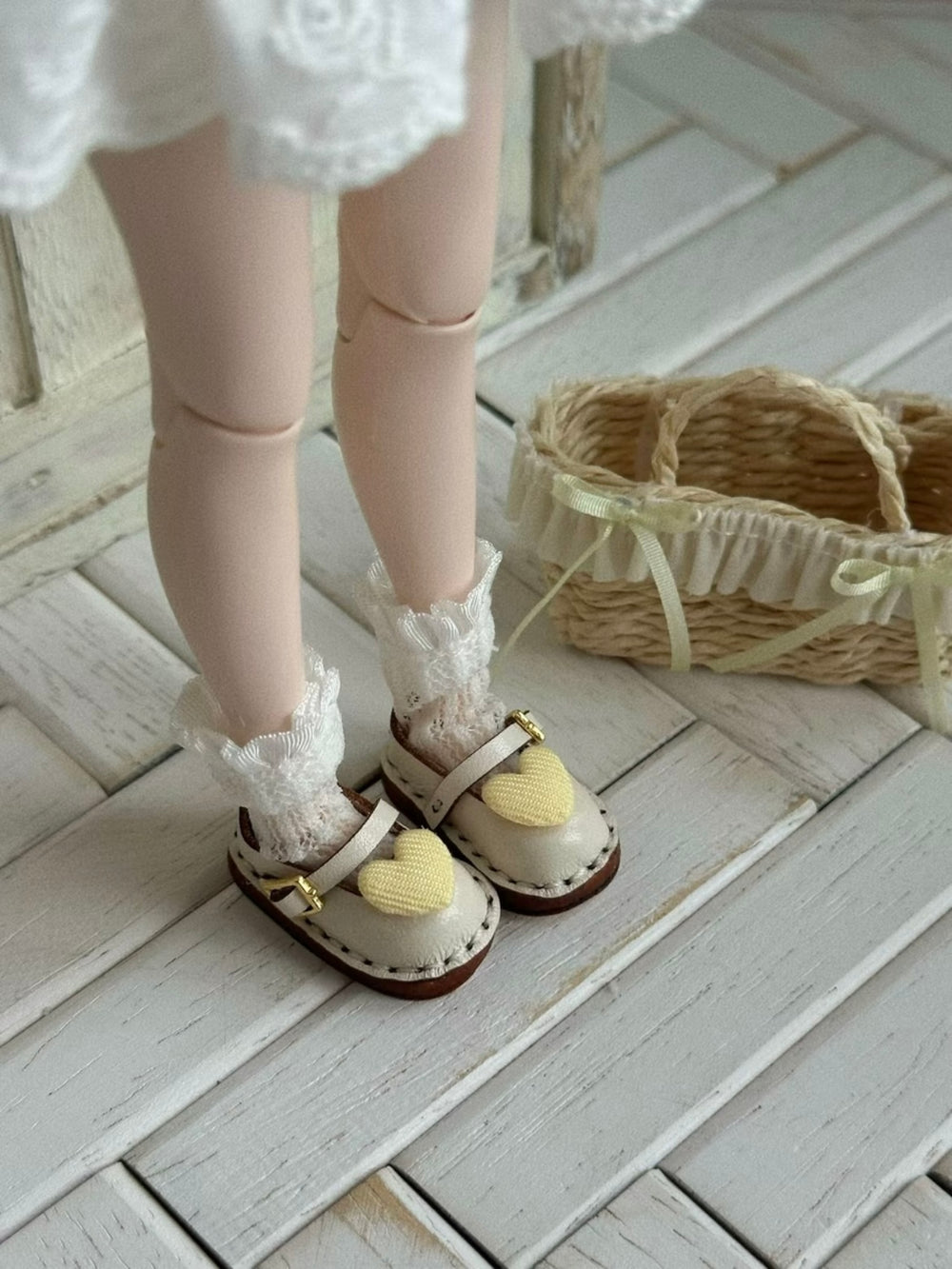 Yellow Sweet Heart Blythe Mary Janes | ToastDoll