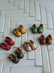 Polka Dot Blythe Mary Janes - Handmade Doll Shoes - ToastDoll