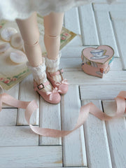 Soft Bow Blythe Mary Janes - Handmade Doll Shoes - ToastDoll