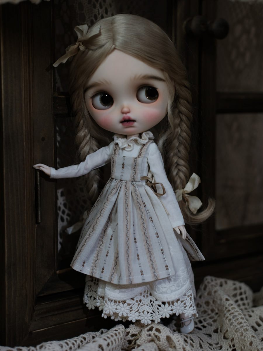 Handmade Outfit for Blythe/ Ob24/ Ob22, Retro Set