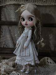 Handmade Outfit for Blythe/ Ob24/ Ob22, Retro Set