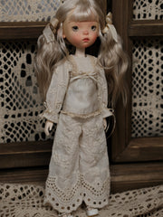 Handmade Outfit for Blythe/ Ob24/ Ob22/ Azone, Retro Lace Set