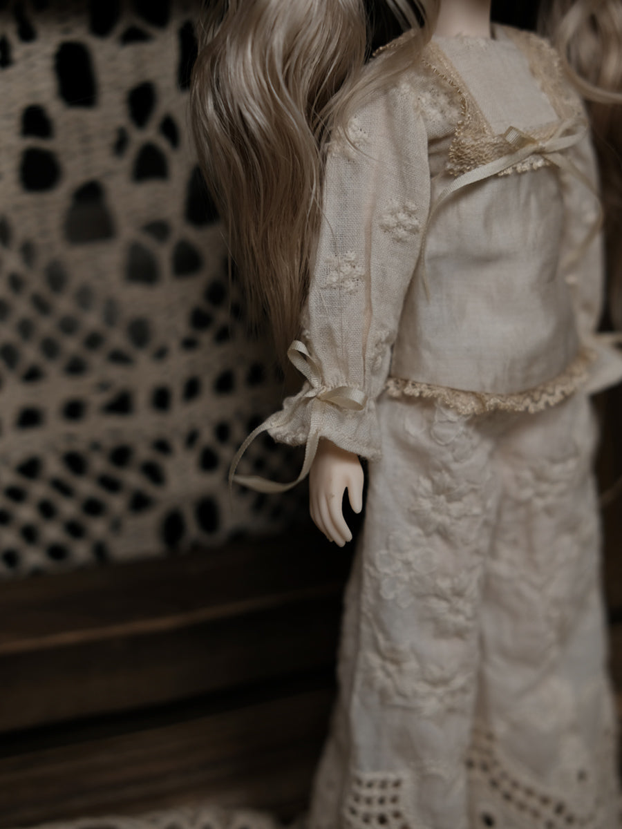 Handmade Outfit for Blythe/ Ob24/ Ob22/ Azone, Retro Lace Set