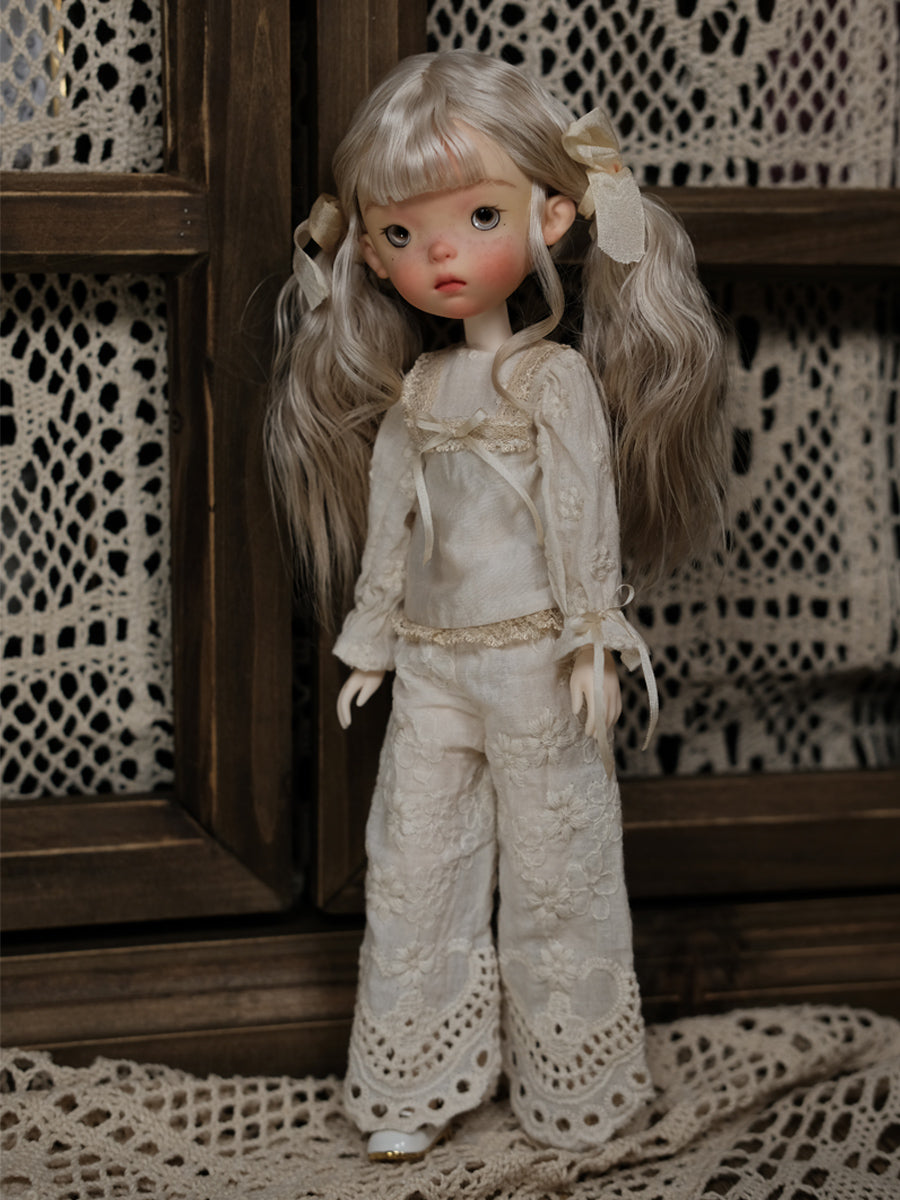 Handmade Outfit for Blythe/ Ob24/ Ob22/ Azone, Retro Lace Set