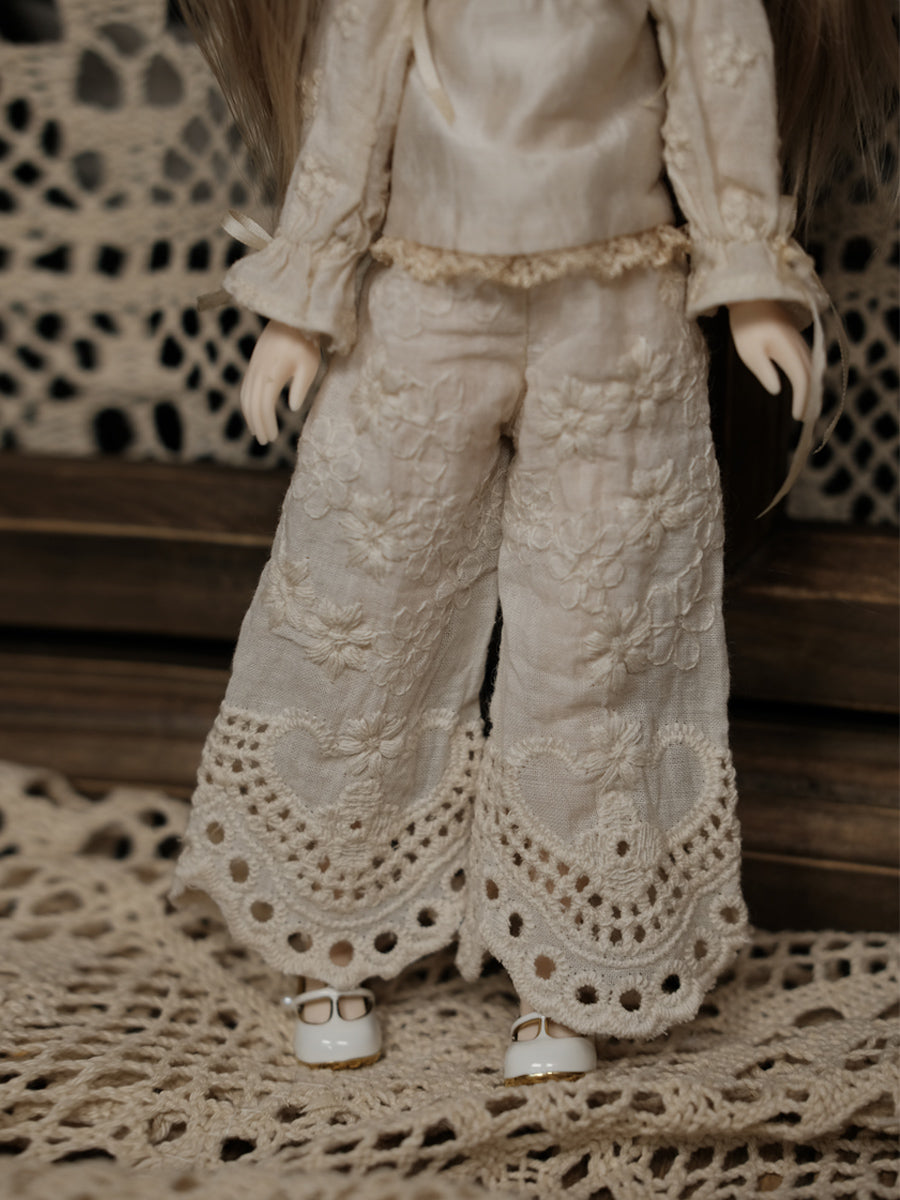 Handmade Outfit for Blythe/ Ob24/ Ob22/ Azone, Retro Lace Set