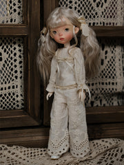 Handmade Outfit for Blythe/ Ob24/ Ob22/ Azone, Retro Lace Set