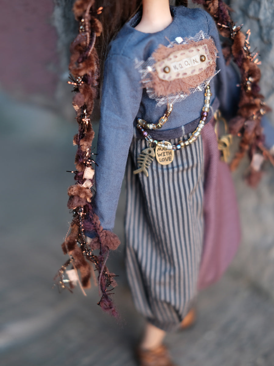 Handmade Outfit for Blythe/ Ob24/ Ob22/ Azone, Wandering Suit