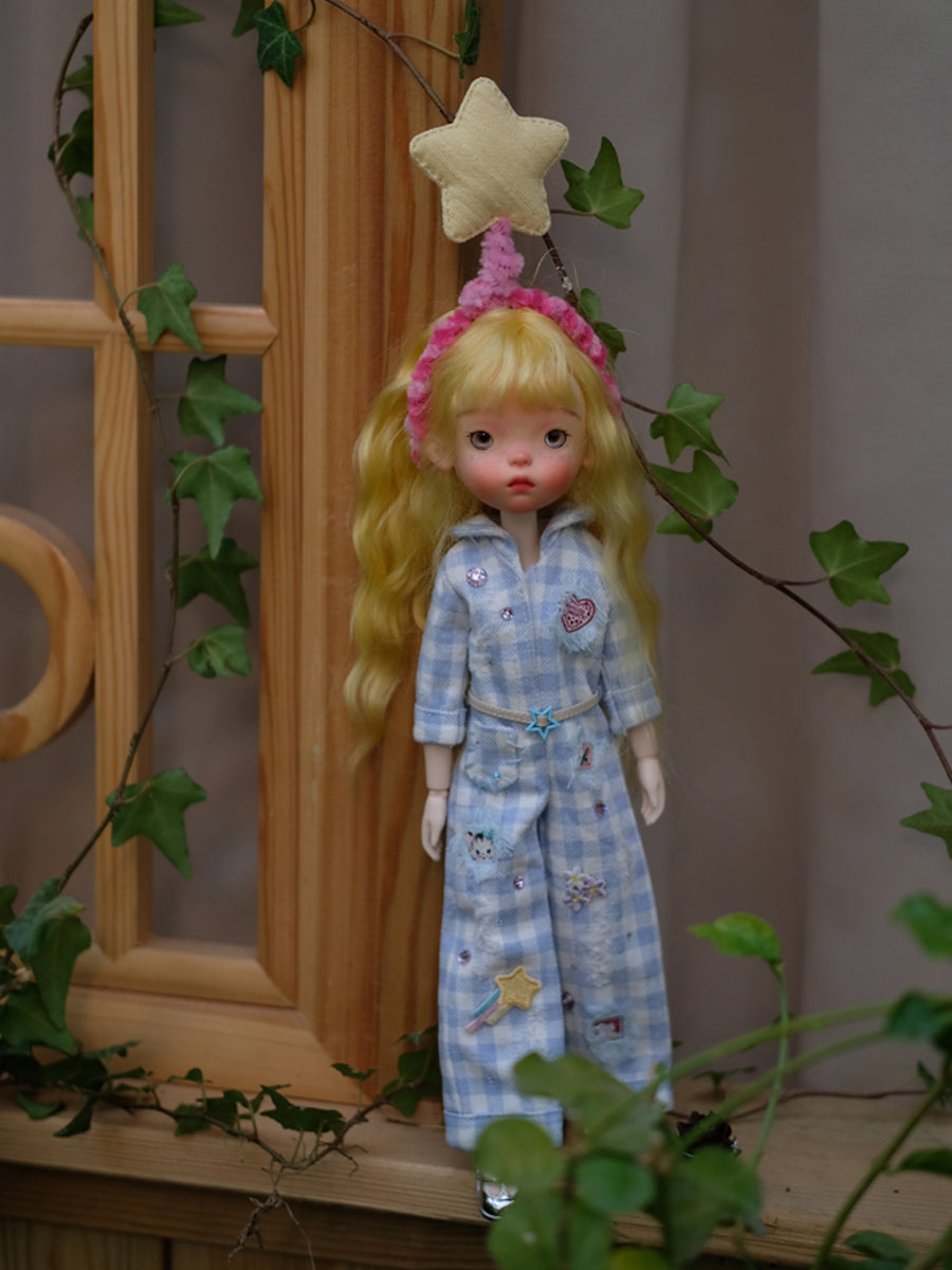 Handmade Outfit for Blythe/ Ob24/ Ob22/ Azone, Star Work Set