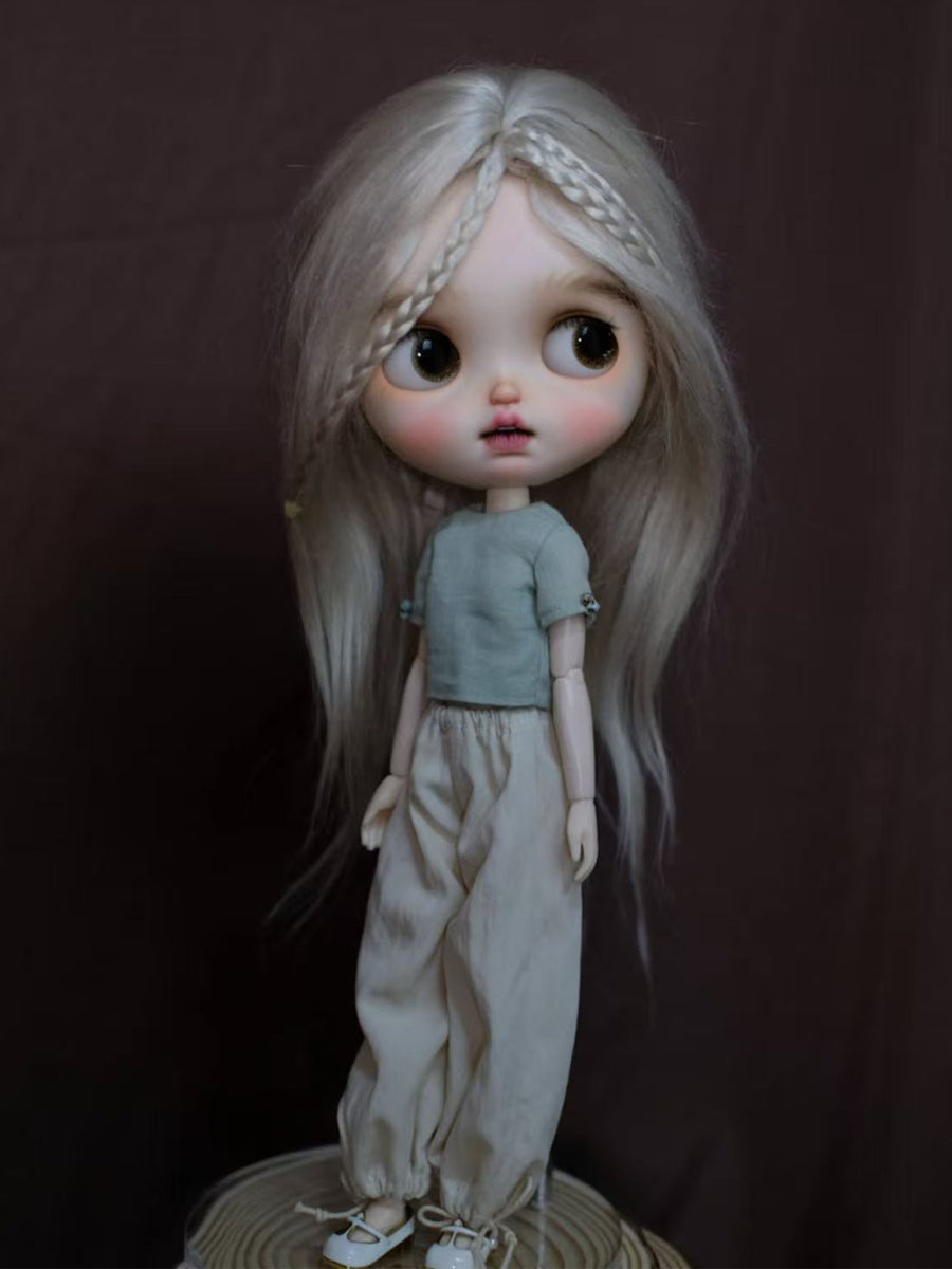 Handmade Outfit for Blythe/ Ob24/ Ob22/ Azone, Green Beads Set