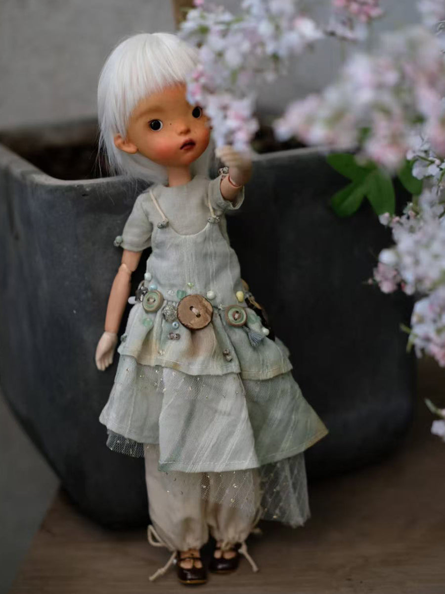 Handmade Outfit for Blythe/ Ob24/ Ob22/ Azone, Green Beads Set