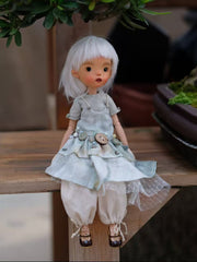 Handmade Outfit for Blythe/ Ob24/ Ob22/ Azone, Green Beads Set