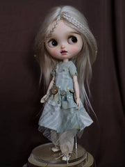 Handmade Outfit for Blythe/ Ob24/ Ob22/ Azone, Green Beads Set
