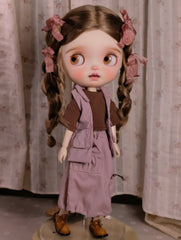 Cargo Pocket Blythe 1/6 BJD Outfit On Doll Display | ToastDoll