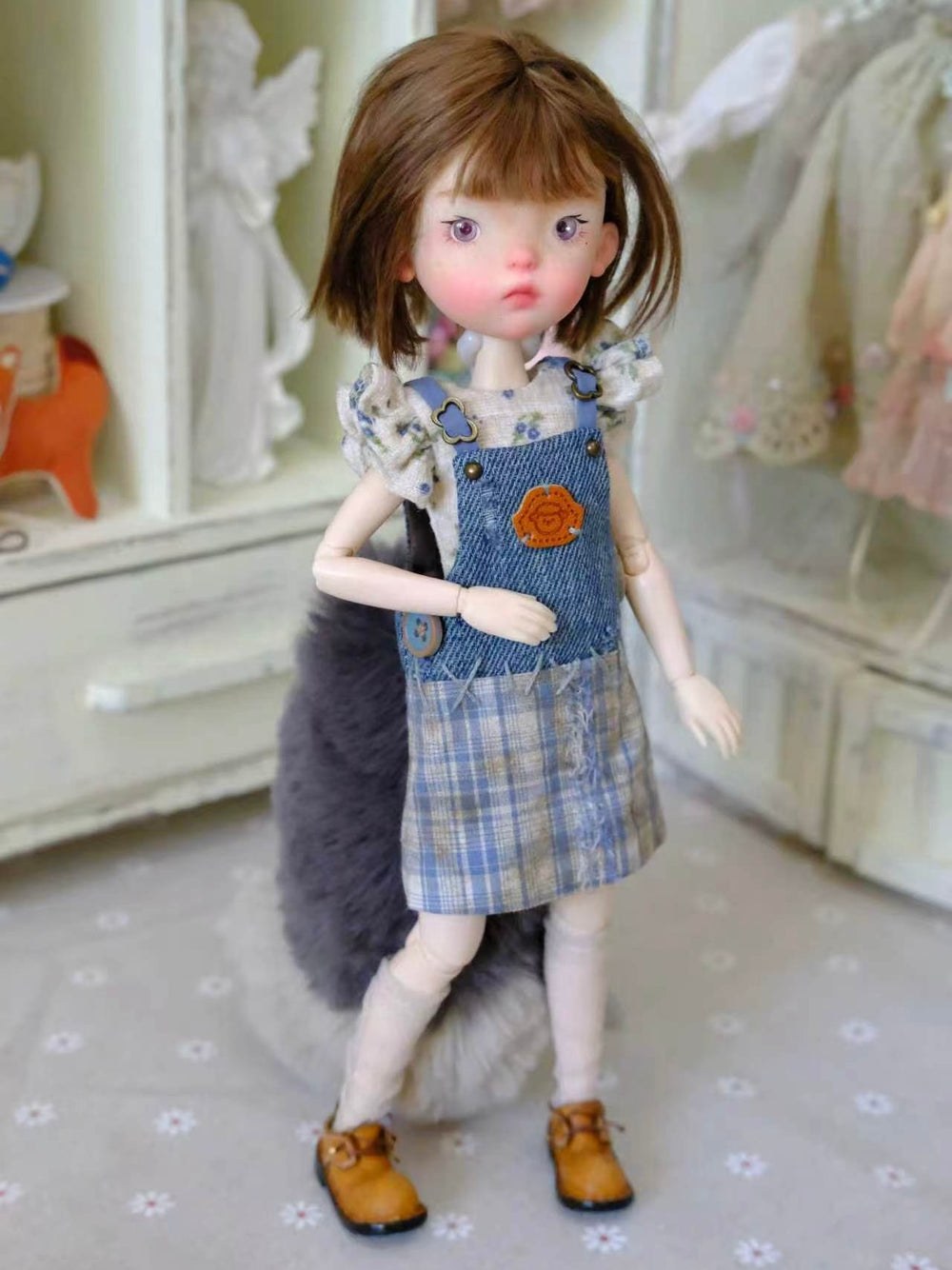 Miss Fox Blythe 1/6 BJD Outfit With Tail | ToastDoll