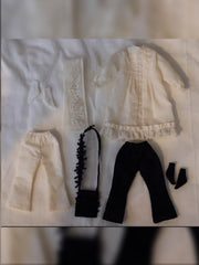 Pleated Cotton Blythe Outfit Flat Lay | ToastDoll