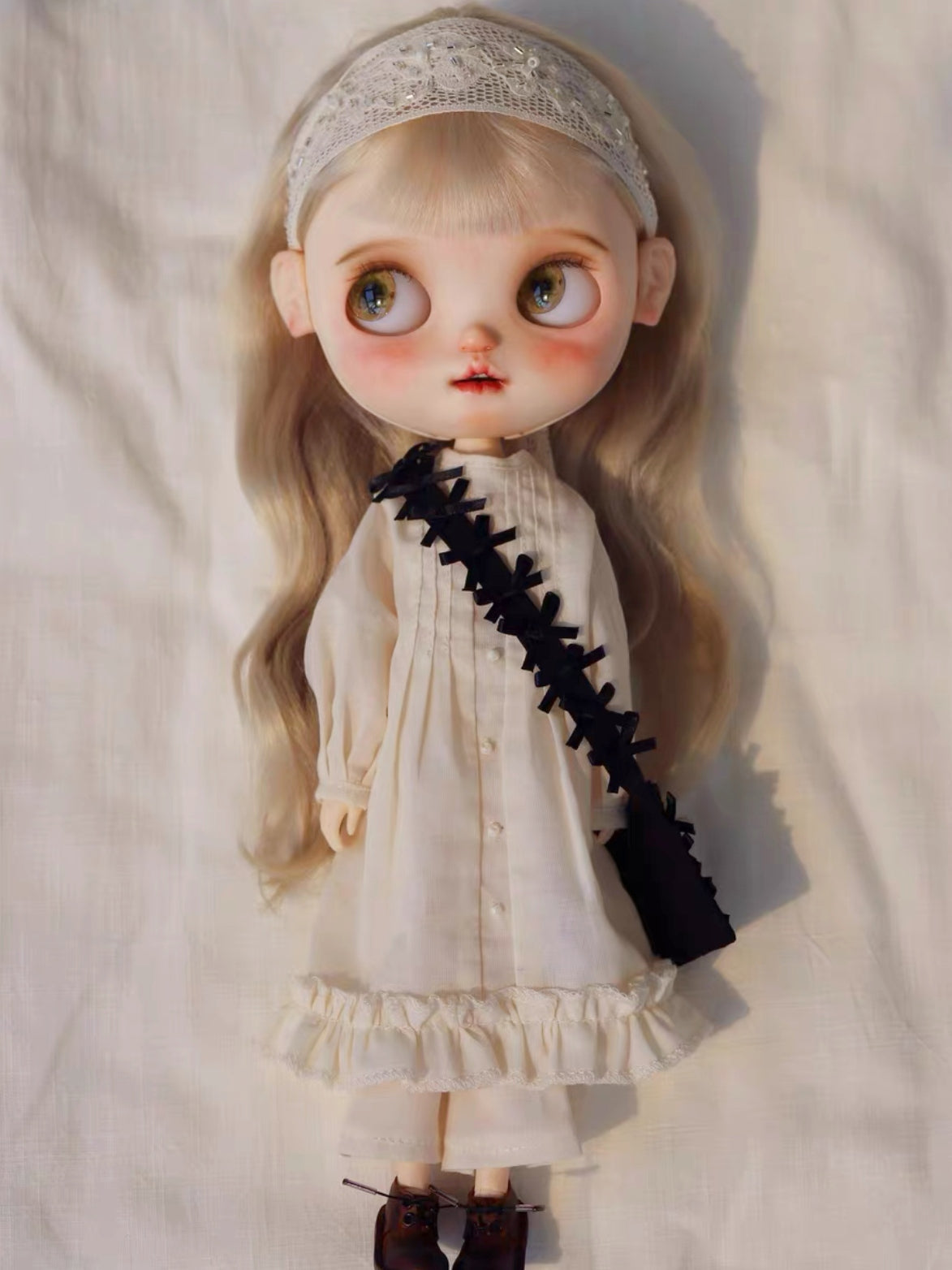 Pleated Cotton Blythe Outfit | ToastDoll