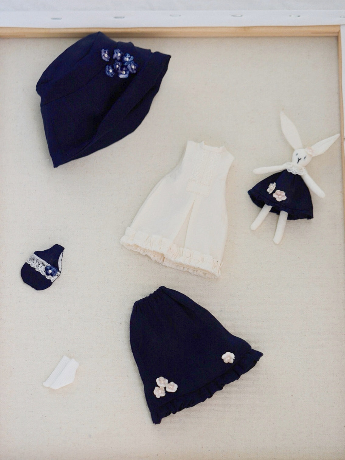 Mori Cotton Blythe 1/6 BJD Dress Set Flat Lay | ToastDoll