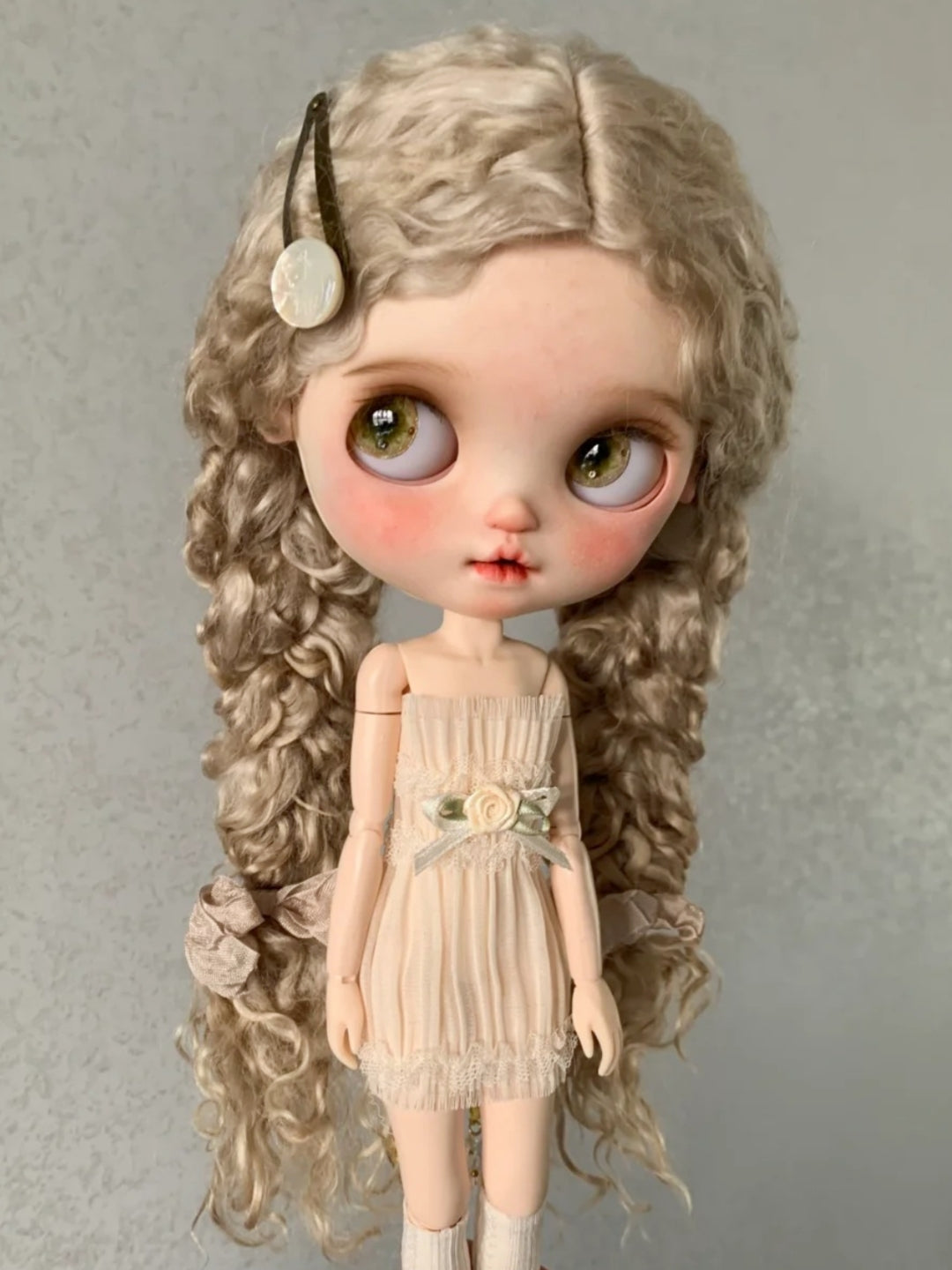 Sheer Babydoll Blythe Sleepwear Half Body Shot | ToastDoll