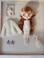 Soft Fluffy Ruffle Blythe Outfit Front View | ToastDoll