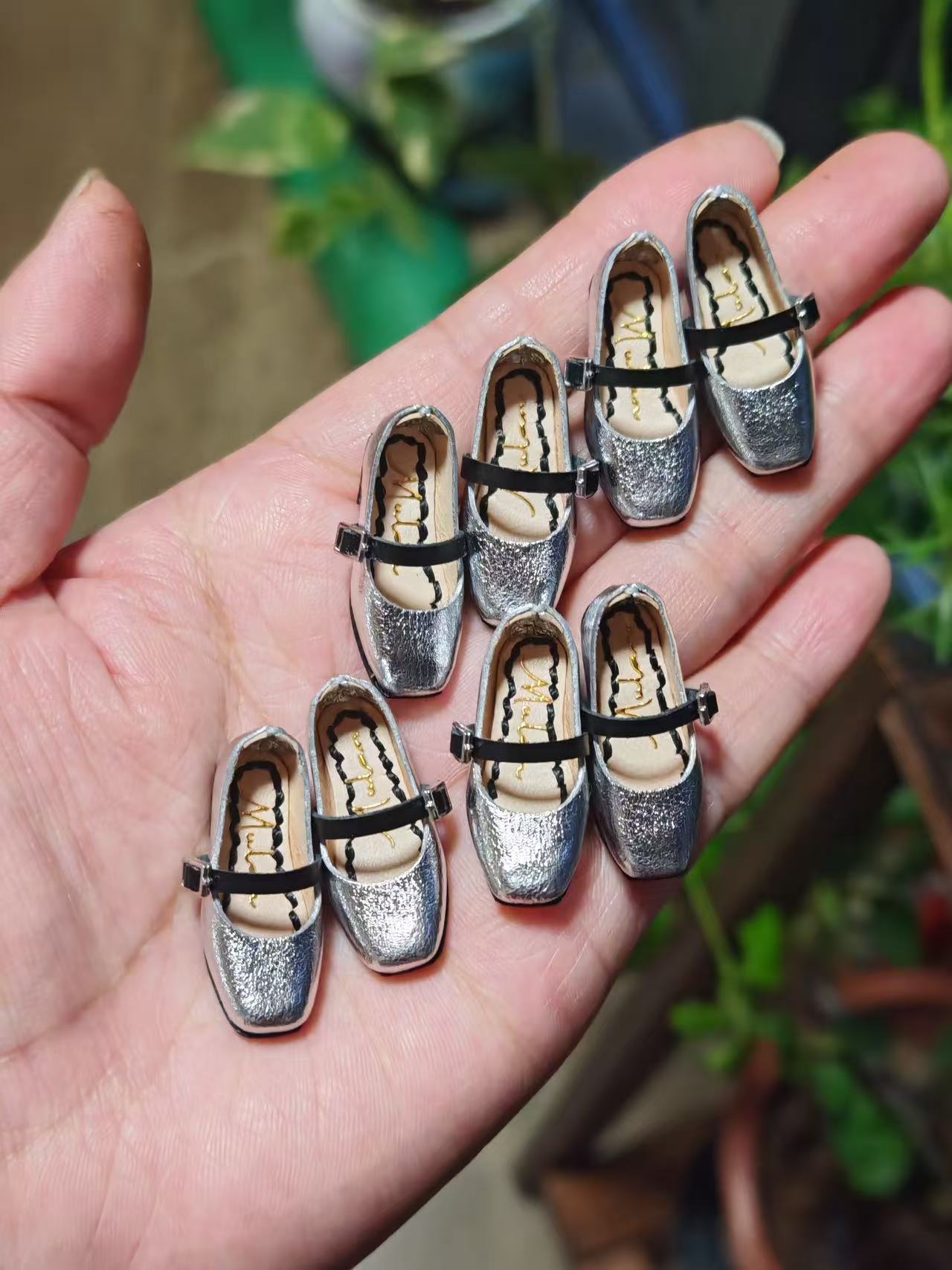 Solver Square Toe T Strap Blythe Flats | ToastDoll