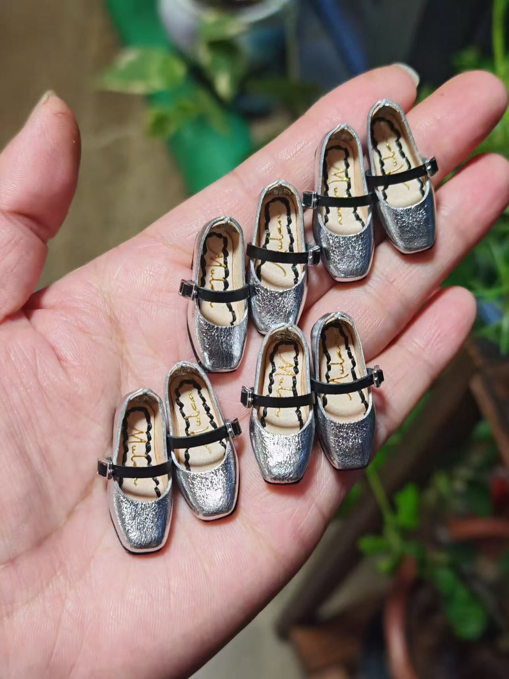 Solver Square Toe T Strap Blythe Flats | ToastDoll