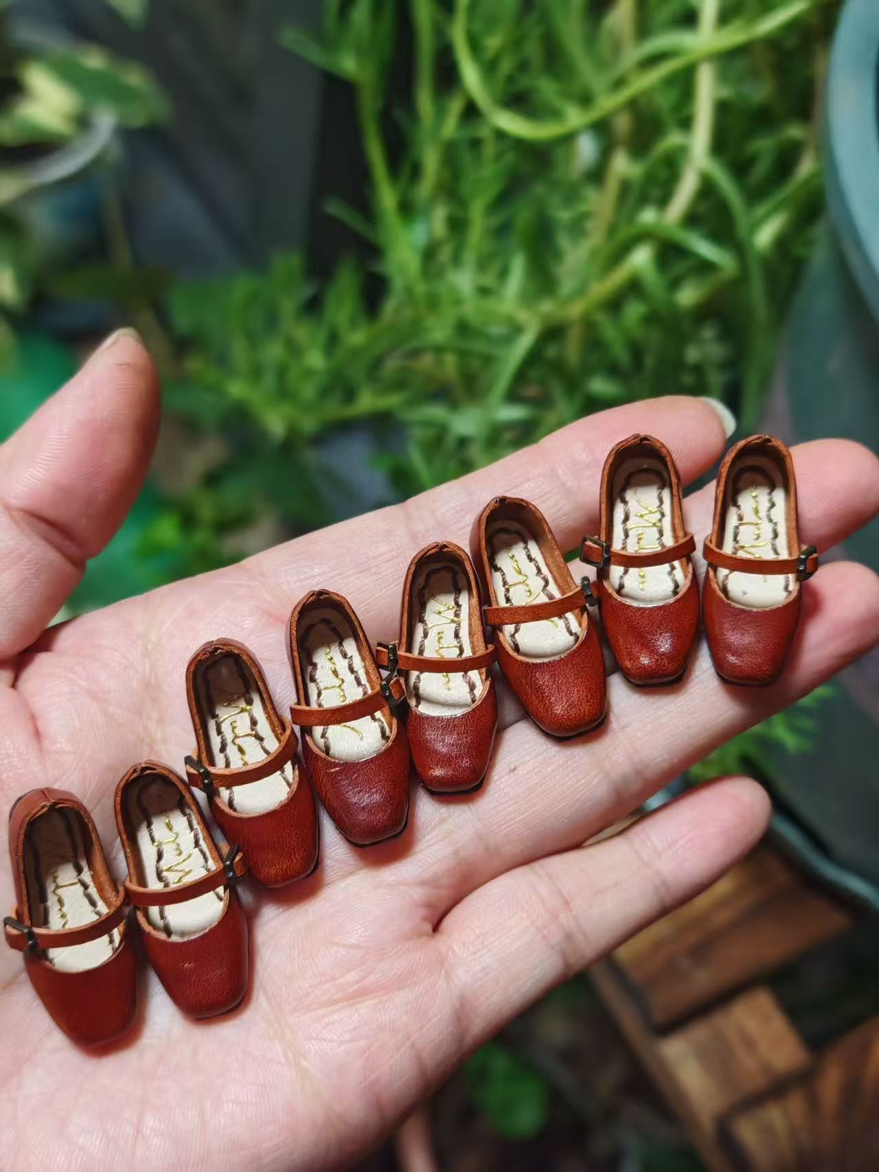 Brown Square Toe T Strap Blythe Flats | ToastDoll