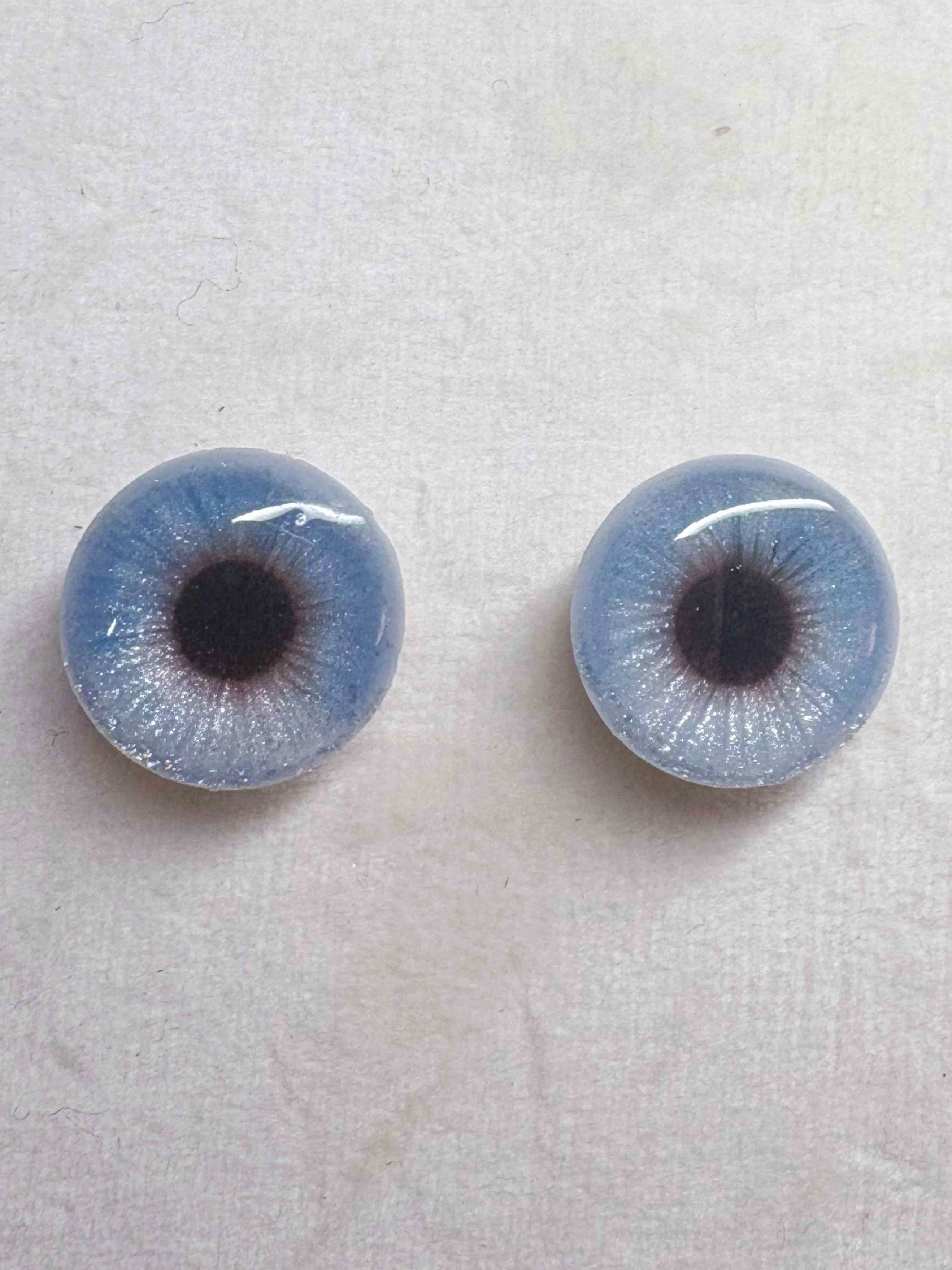 Handmade Blythe Eyechips, Blue Tone, Realistic
