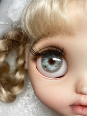 Handmade Blythe Eyechips, Blue Tone, Realistic