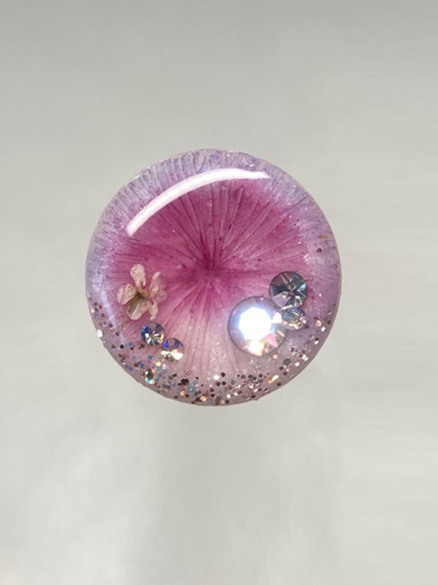 Handmade Blythe Eyechips, Pink Tone, Glitter