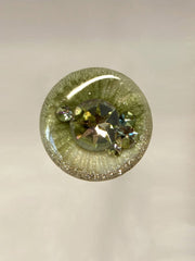 Handmade Blythe Eyechips, Green Tone, Crystal
