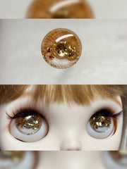 Handmade Blythe Eyechips, Brown Tone, Crystal