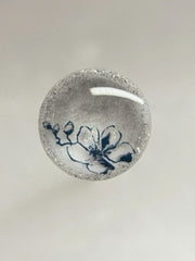 Handmade Blythe Eyechips, Grey Tone, Flower