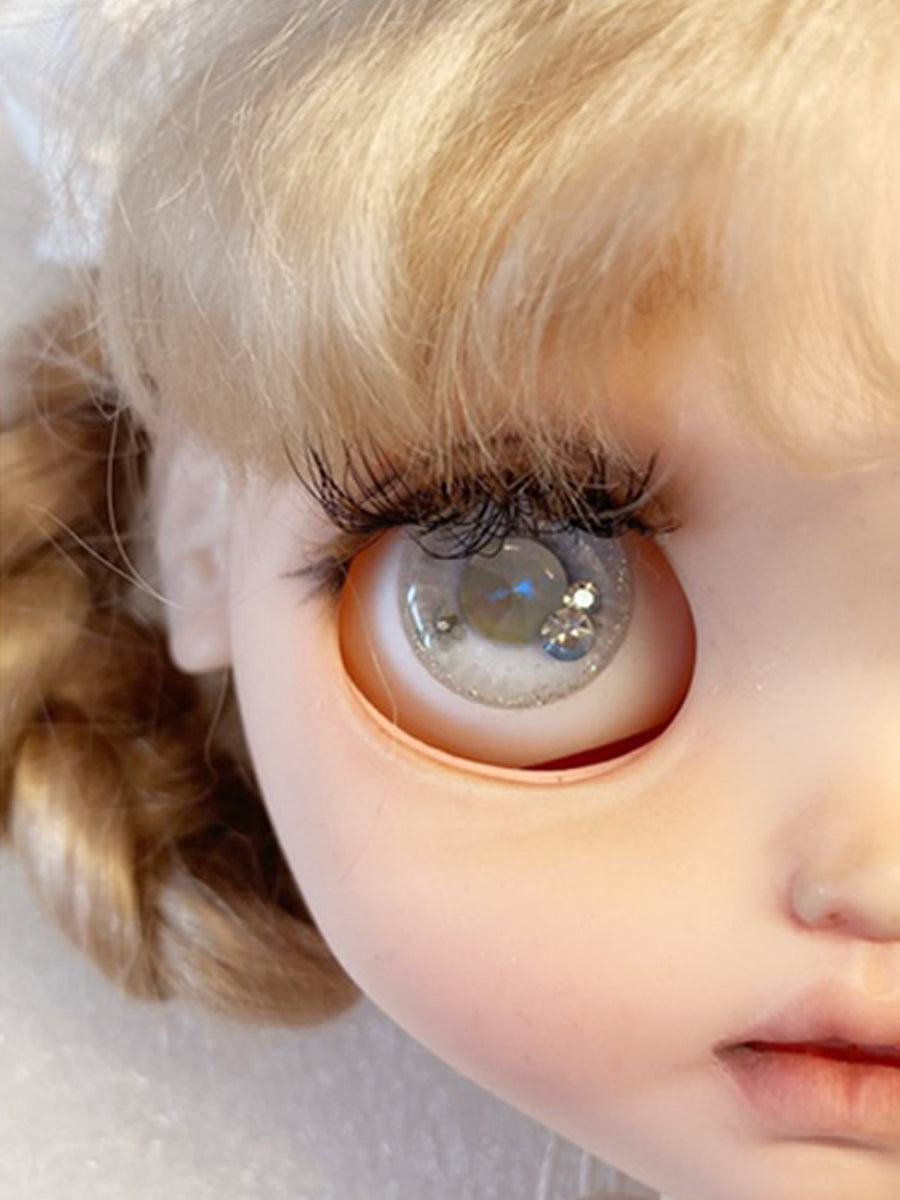 Handmade Blythe Eyechips, Grey Tone, Crystal