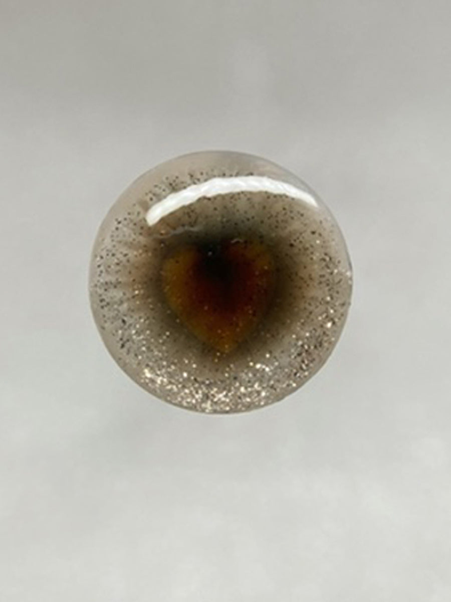 Handmade Blythe Eyechips, Grey Tone, Heart