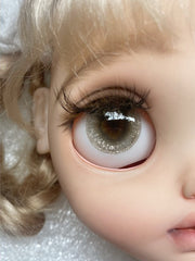 Handmade Blythe Eyechips, Grey Tone, Heart