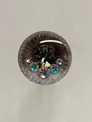 Handmade Blythe Eyechips, Black Tone, Crystal