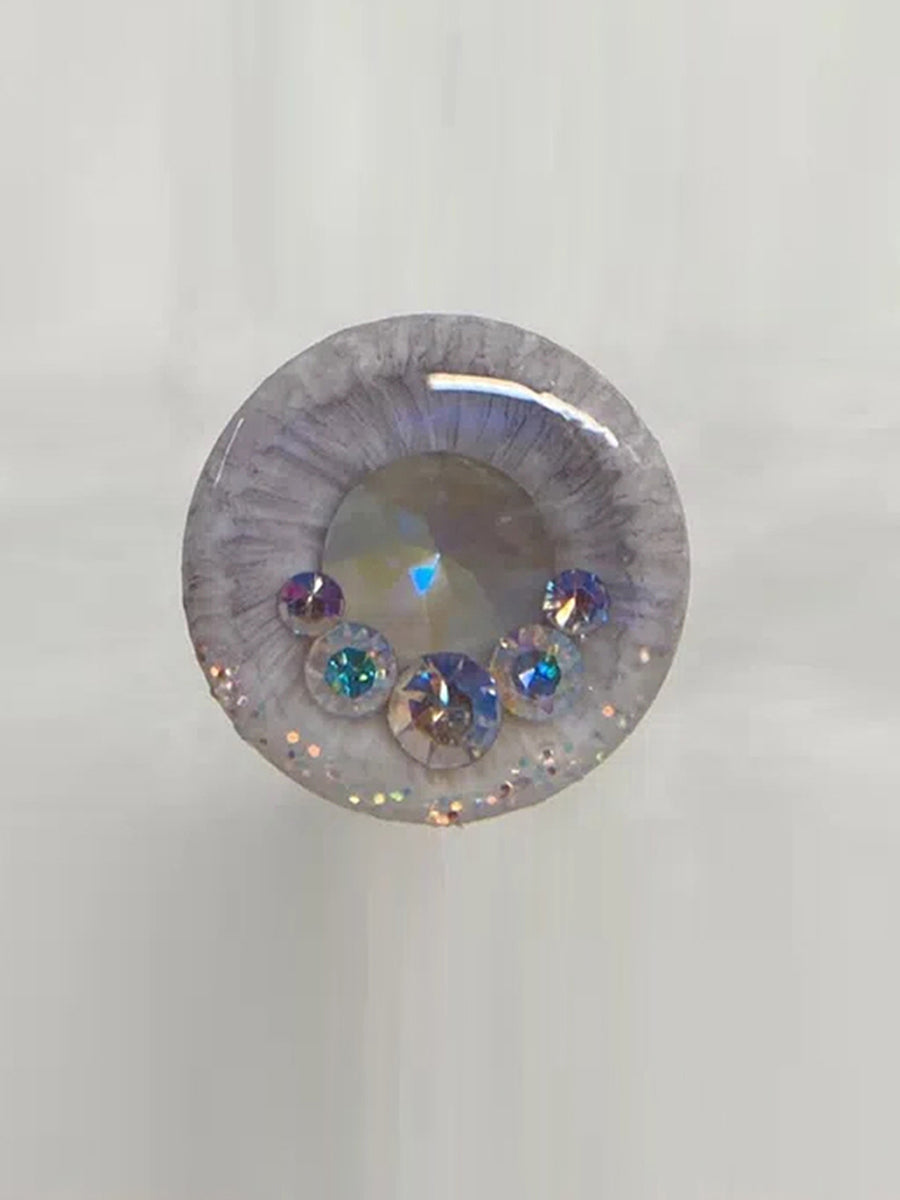 Handmade Blythe Eyechips, White Tone, Moonlight