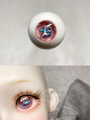 Handmade BJD Eyes, Pink Tone, Crystal