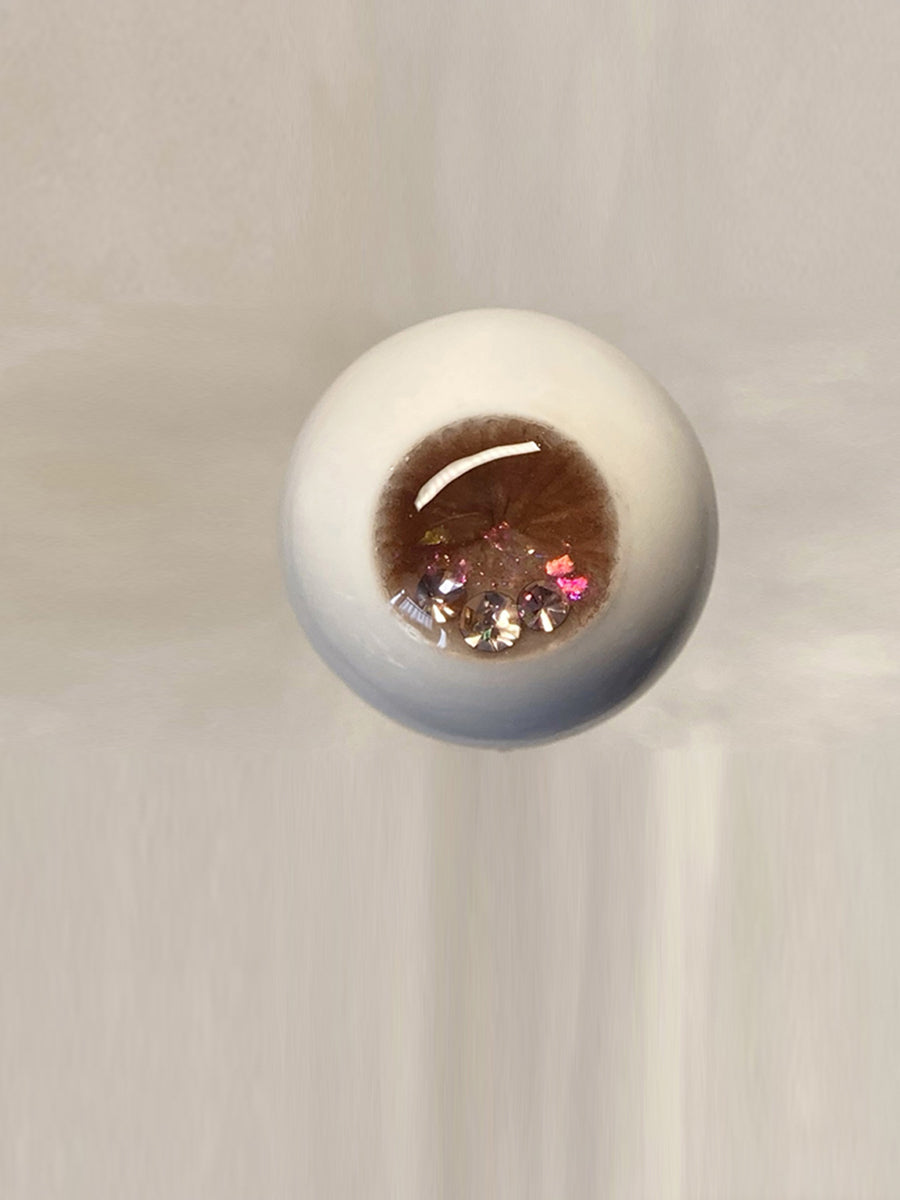 Handmade BJD Eyes, Brown Tone, Crystal