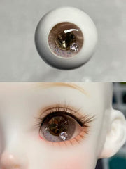 Handmade BJD Eyes, Brown Tone, Crystal