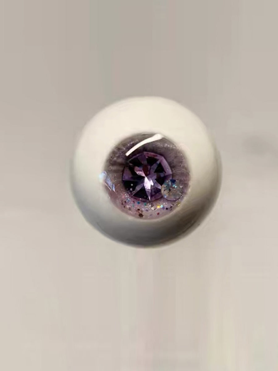 Handmade BJD Eyes, Purple Tone, Crystal