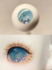 Handmade BJD Eyes, Blue Tone, Crystal