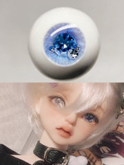 Handmade BJD Eyes, Blue Tone, Crystal