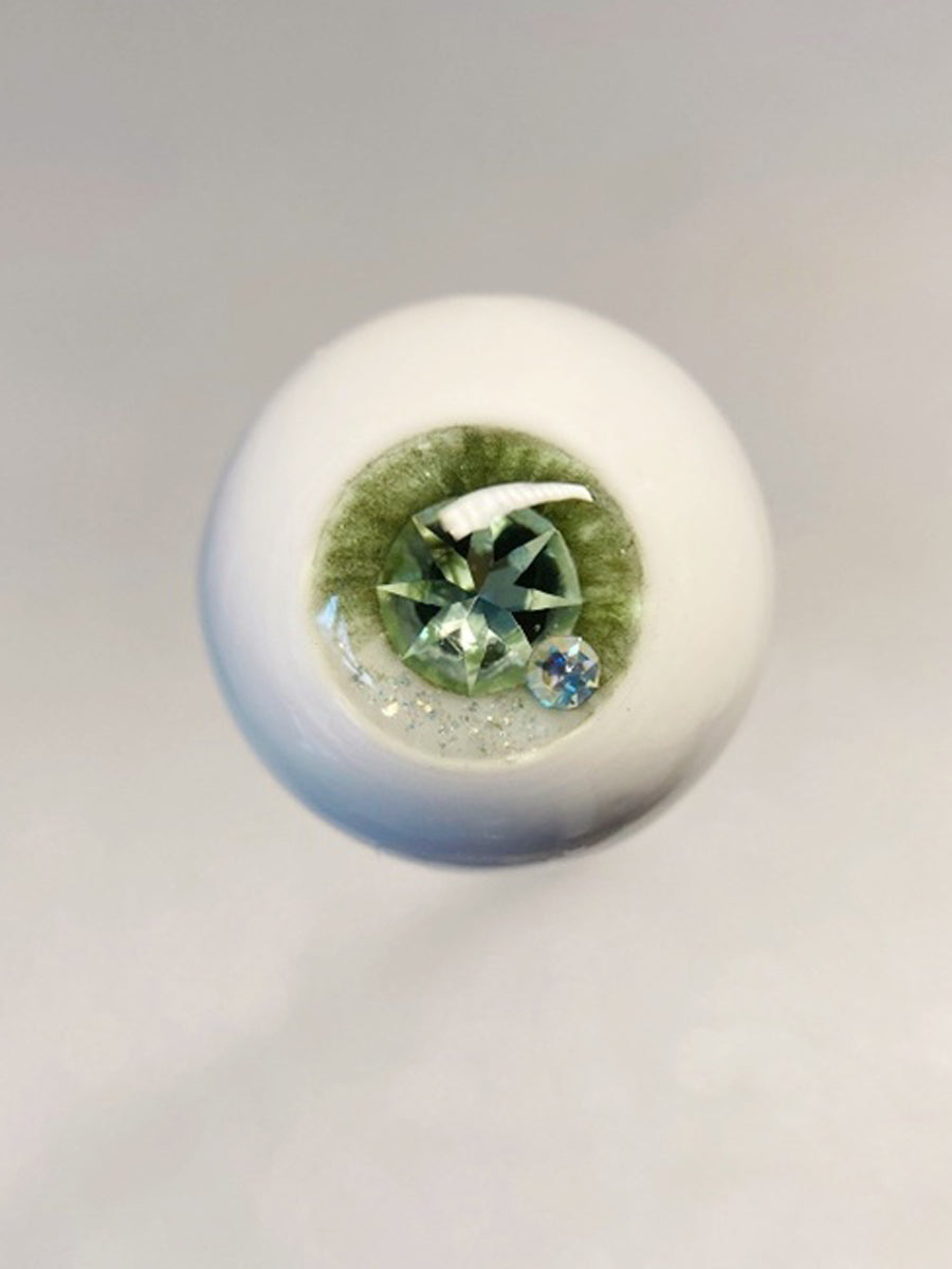 Handmade BJD Eyes, Green Tone, Crystal
