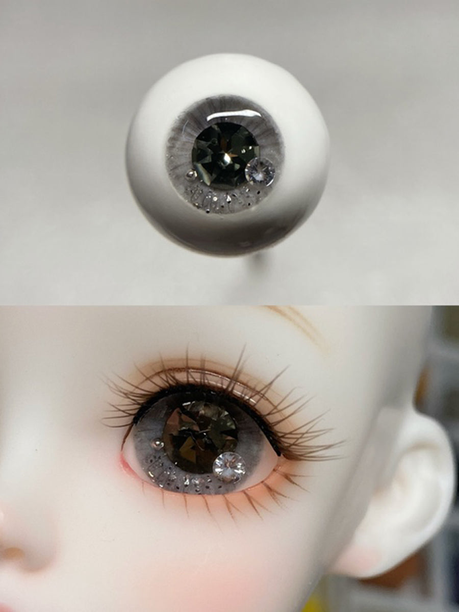 Handmade BJD Eyes, Black Tone, Crystal
