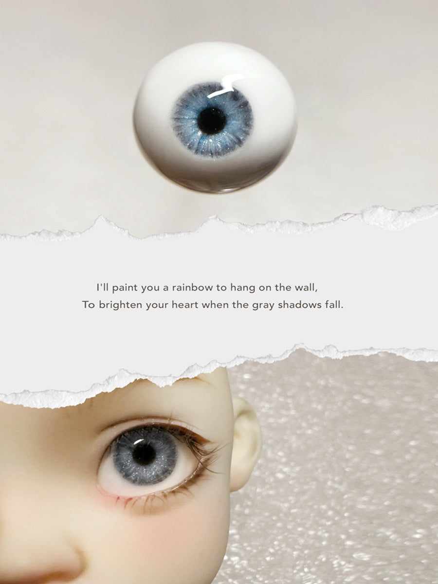 Handmade BJD Eyes, Grey Tone, Realistic