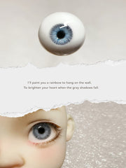 Handmade BJD Eyes, Grey Tone, Realistic